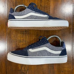 Vans Deluxe Comfort Ortholite Blue/ Grey Mens 8 / Womens 9.5